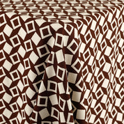 Viscose Crepe - Cocoa Mosaic