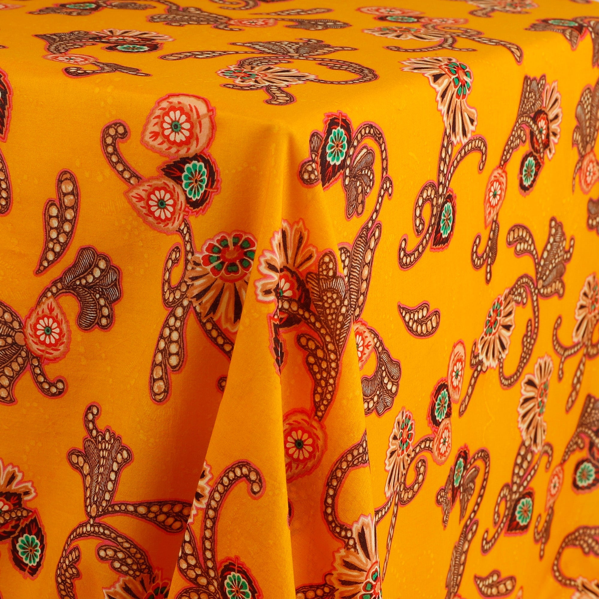 Paisley Cotton Voile - Mango