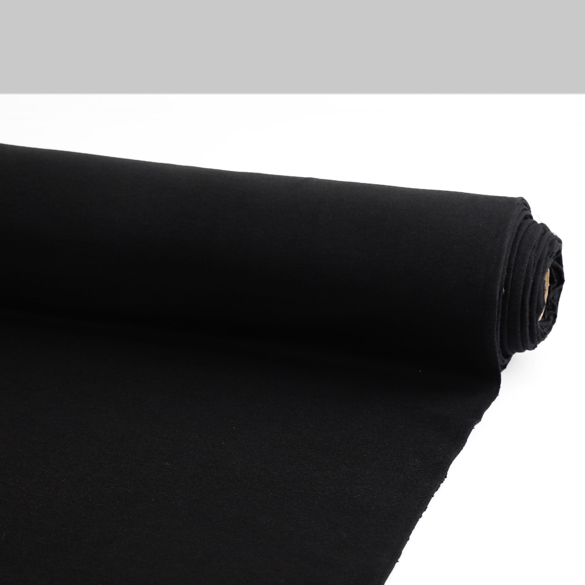 Bamboo Cotton Sweatshirting - Black