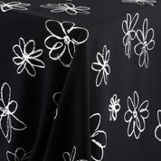 Viscose Crepe - Crayon Flowers