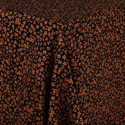 Night Floral Cotton - Dark Navy / Rust