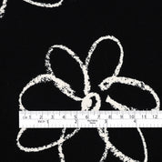Viscose Crepe - Crayon Flowers
