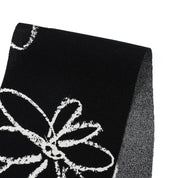 Viscose Crepe - Crayon Flowers