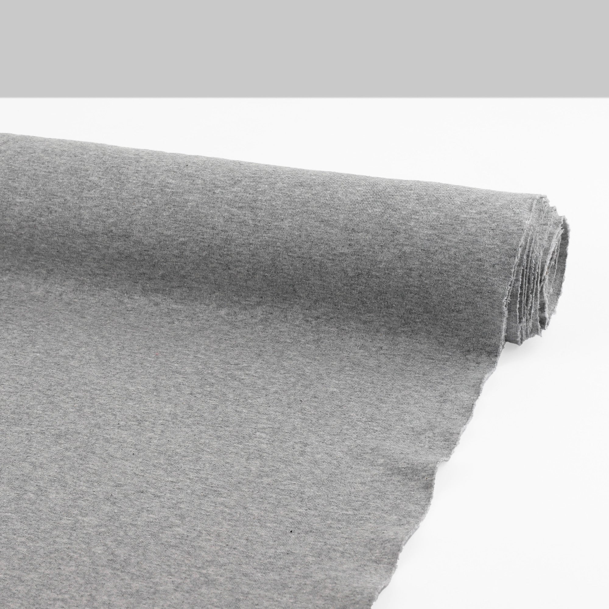 Soft Organic Cotton 1x1 Rib - Grey Marle