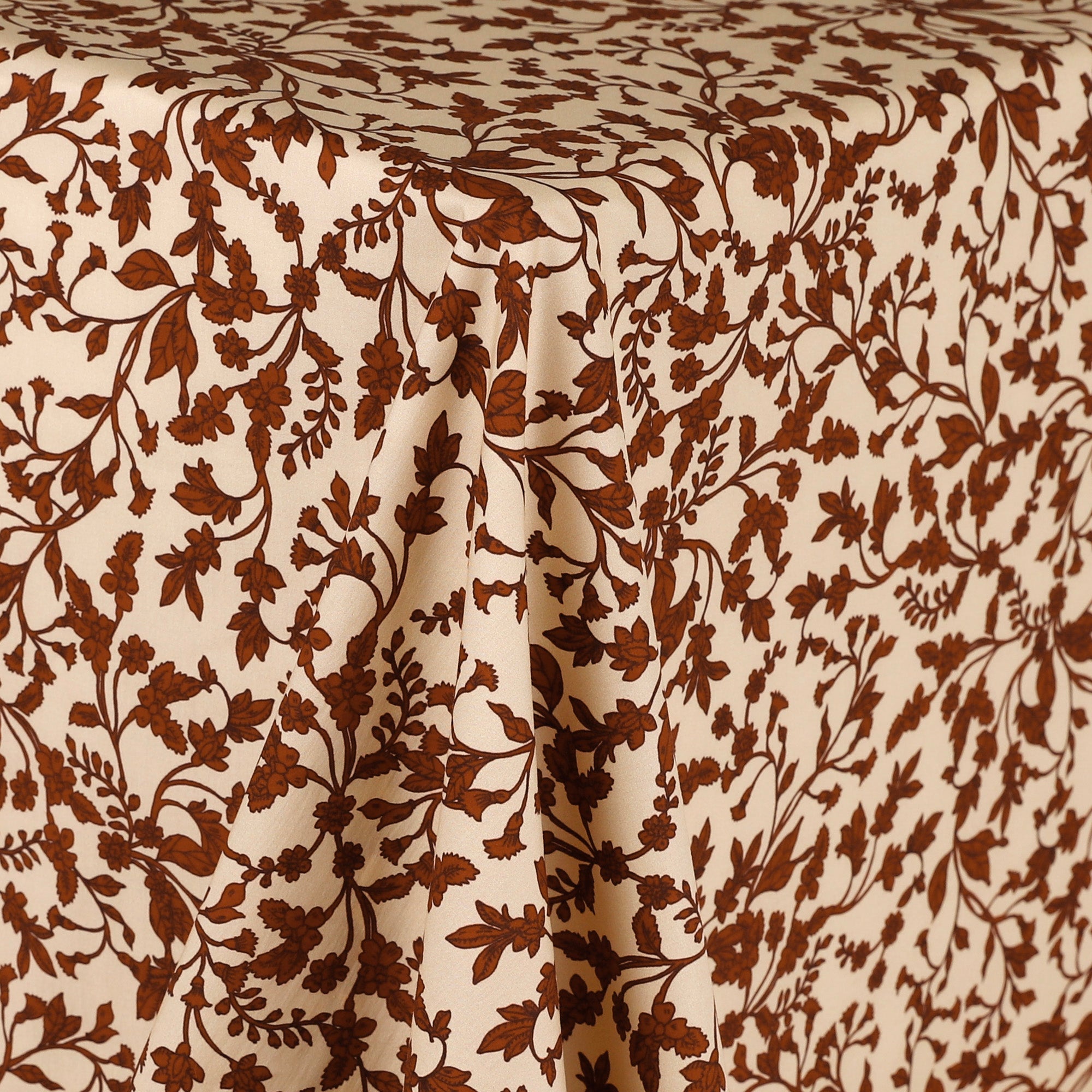 Floral Vines Organic Cotton - Maple