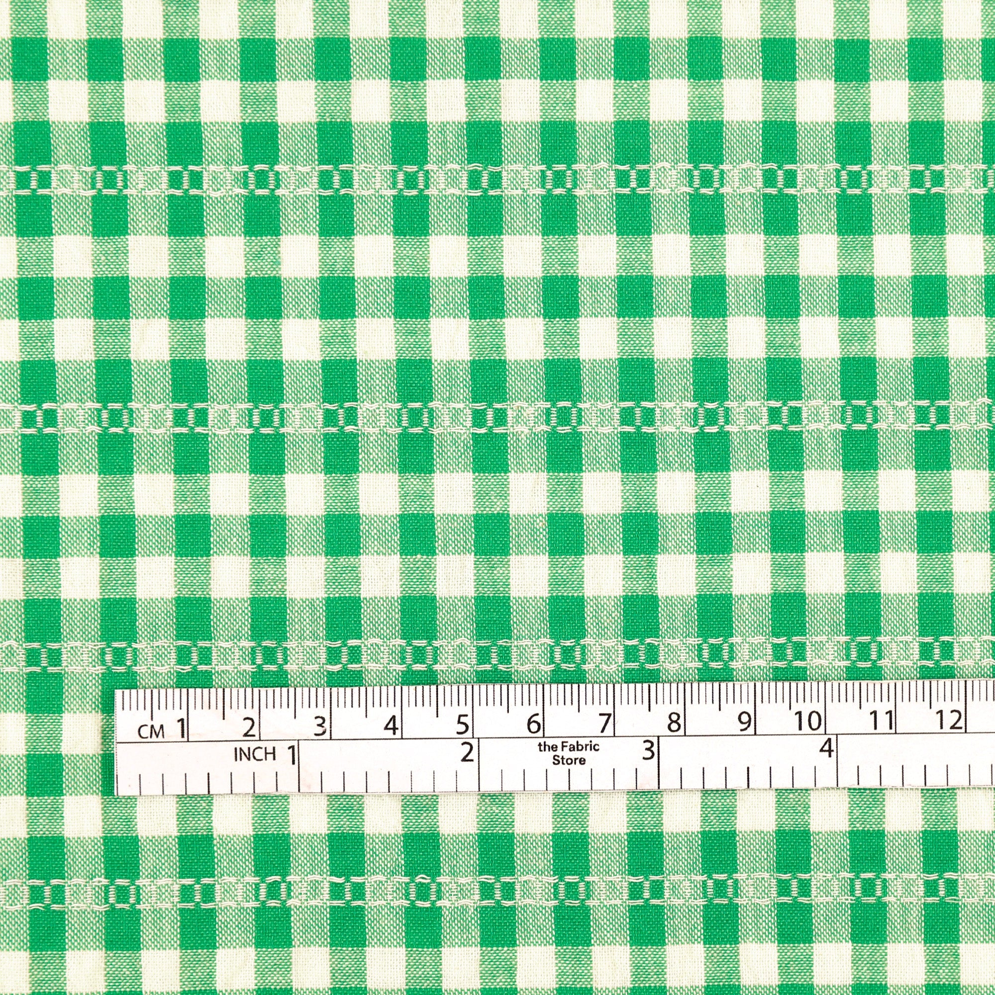 Cotton Poly Gingham - Kelly Green