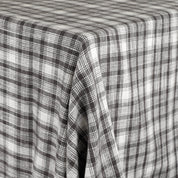 Brushed Plaid Cotton - Stone