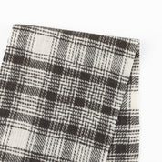 Brushed Plaid Cotton - Stone