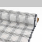 Brushed Plaid Cotton - Dove