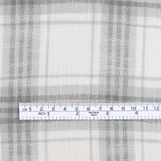 Brushed Plaid Cotton - Dove