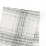 Brushed Plaid Cotton - Dove