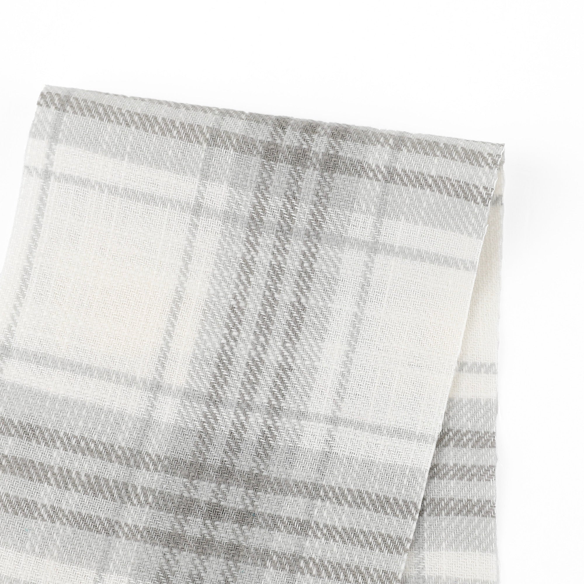 Brushed Plaid Cotton - Dove