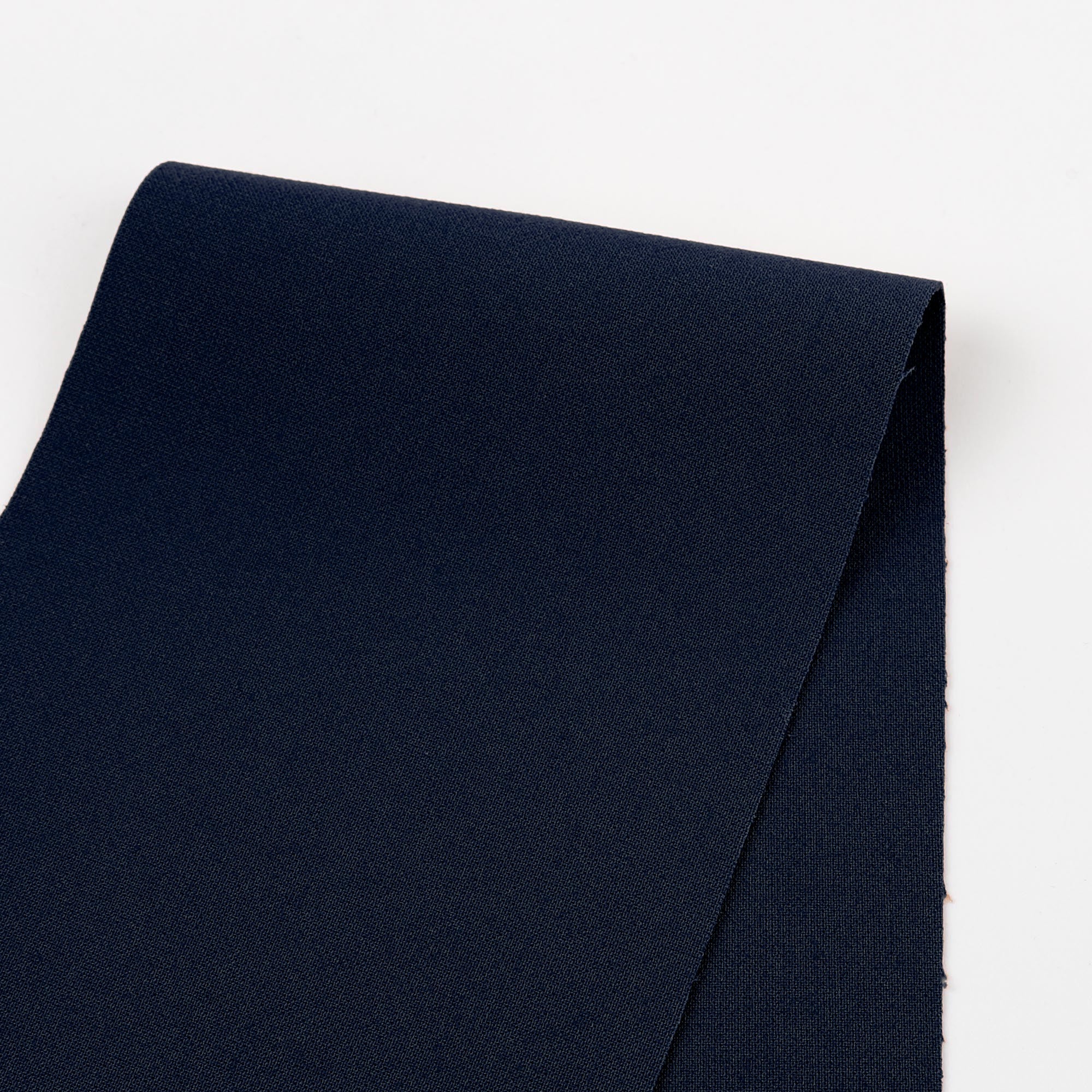 Poly Viscose Stretch Suiting - Navy