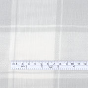 Brushed Plaid Cotton - Snow