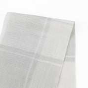 Brushed Plaid Cotton - Snow