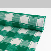 Brushed Plaid Cotton - Emerald