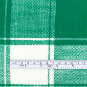 Brushed Plaid Cotton - Emerald
