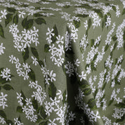 Star Jasmine Floral Linen - Sage