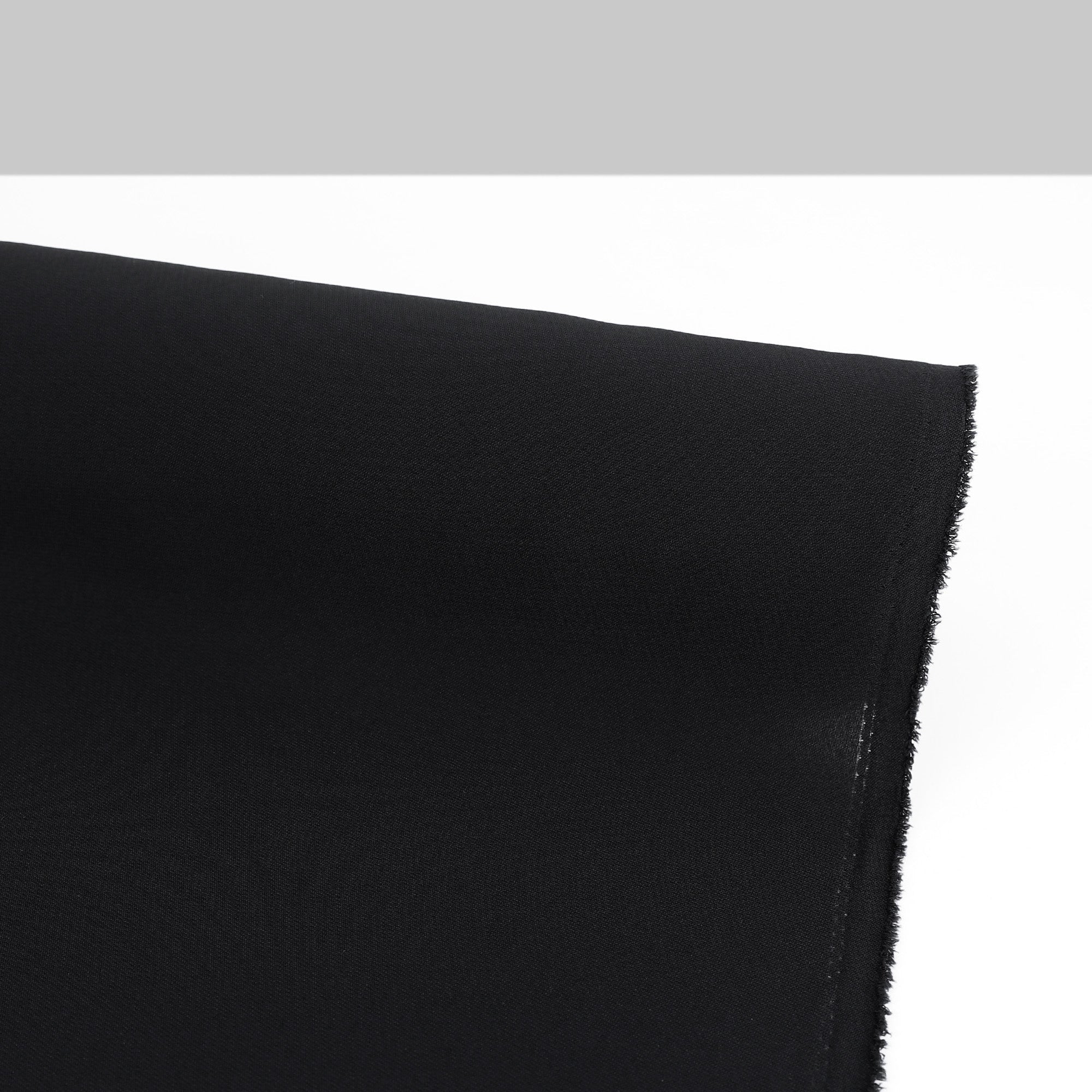 Triacetate Blend Twill - Black (2nd Grade)