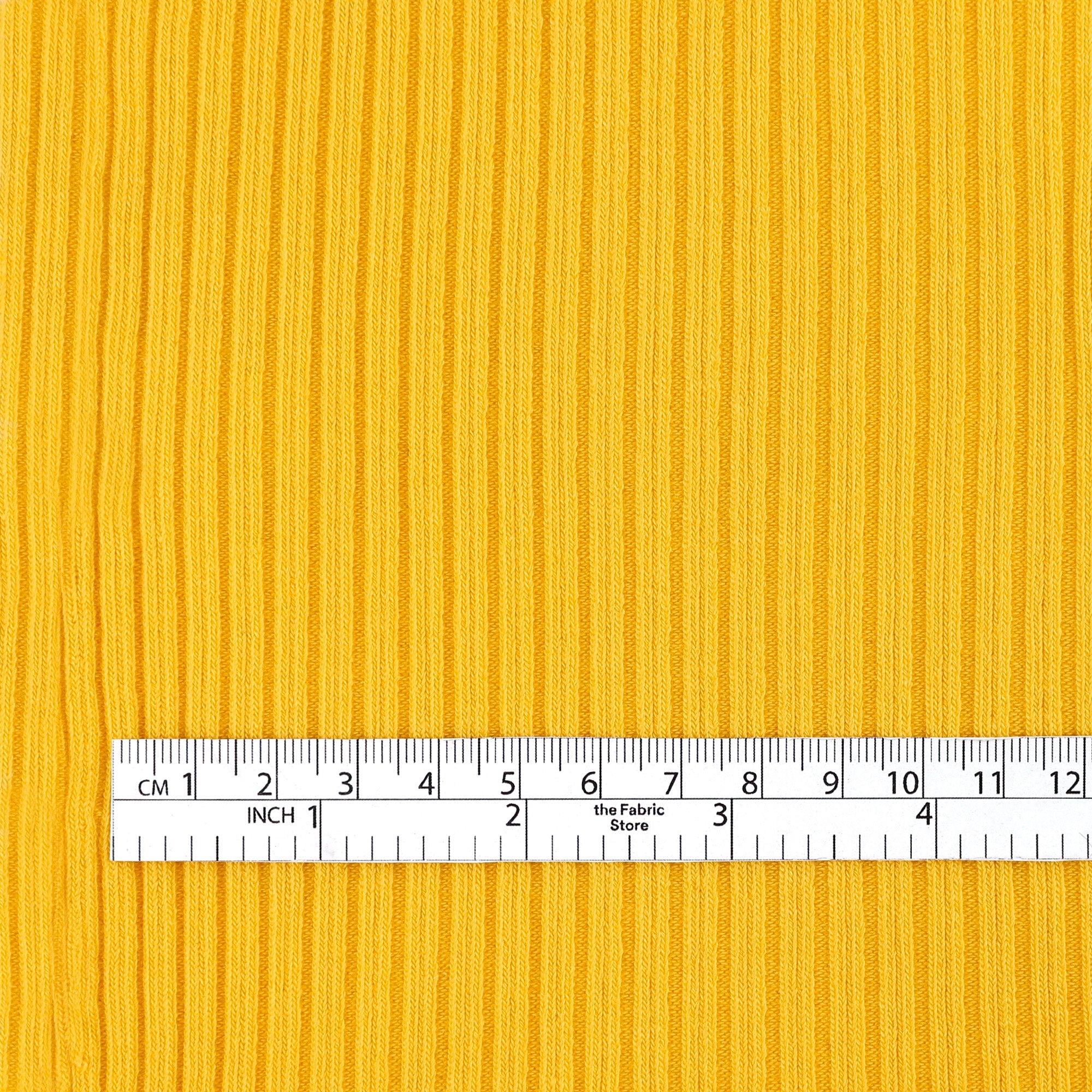 Lyocell / Organic Cotton Stretch Rib - Yolk