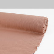 Lyocell / Organic Cotton Stretch Rib - Almond Rose