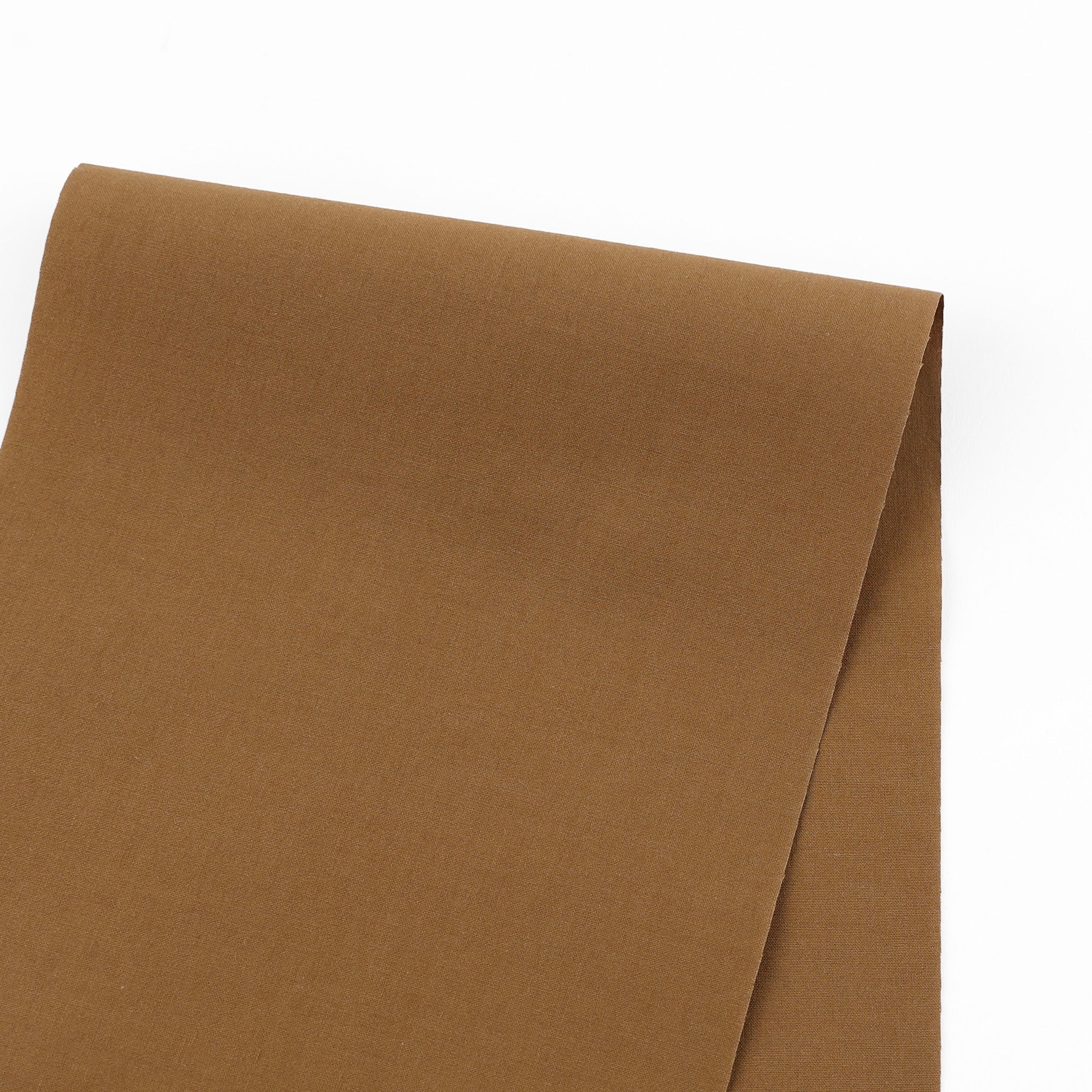 Organic Cotton Poplin - Saddle