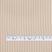 Hickory Stripe Cotton - Crema