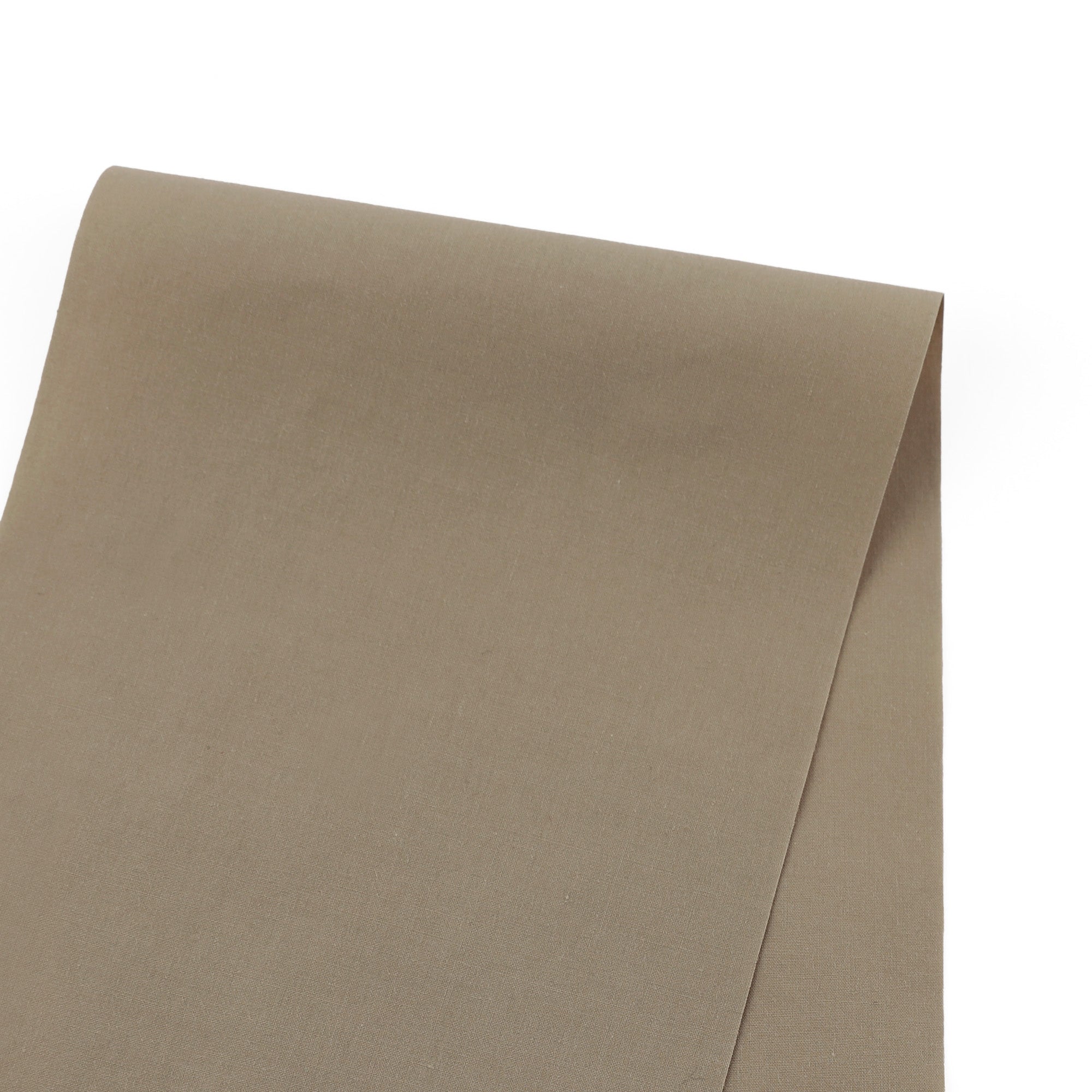 Organic Cotton Poplin - Latte