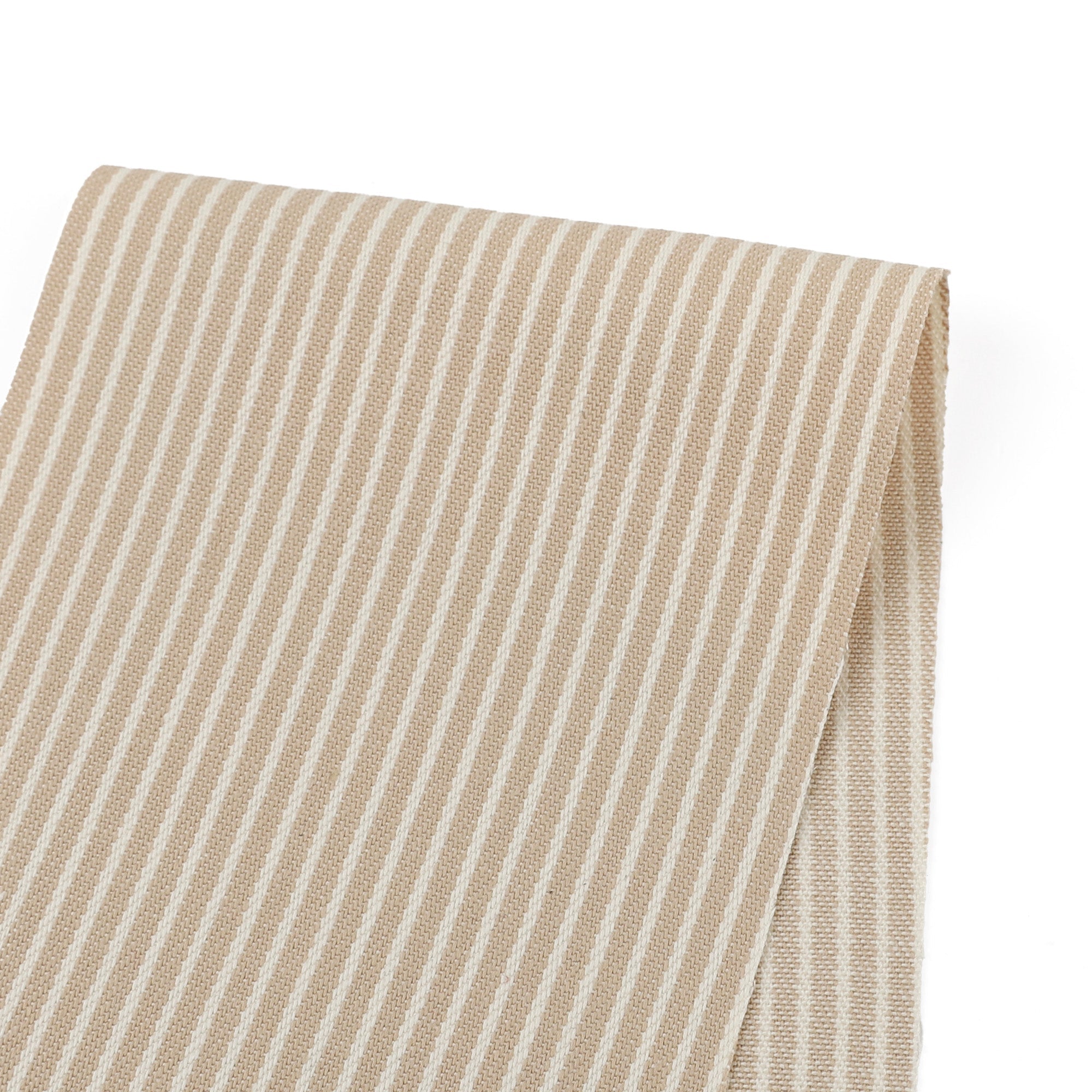 Hickory Stripe Cotton - Crema