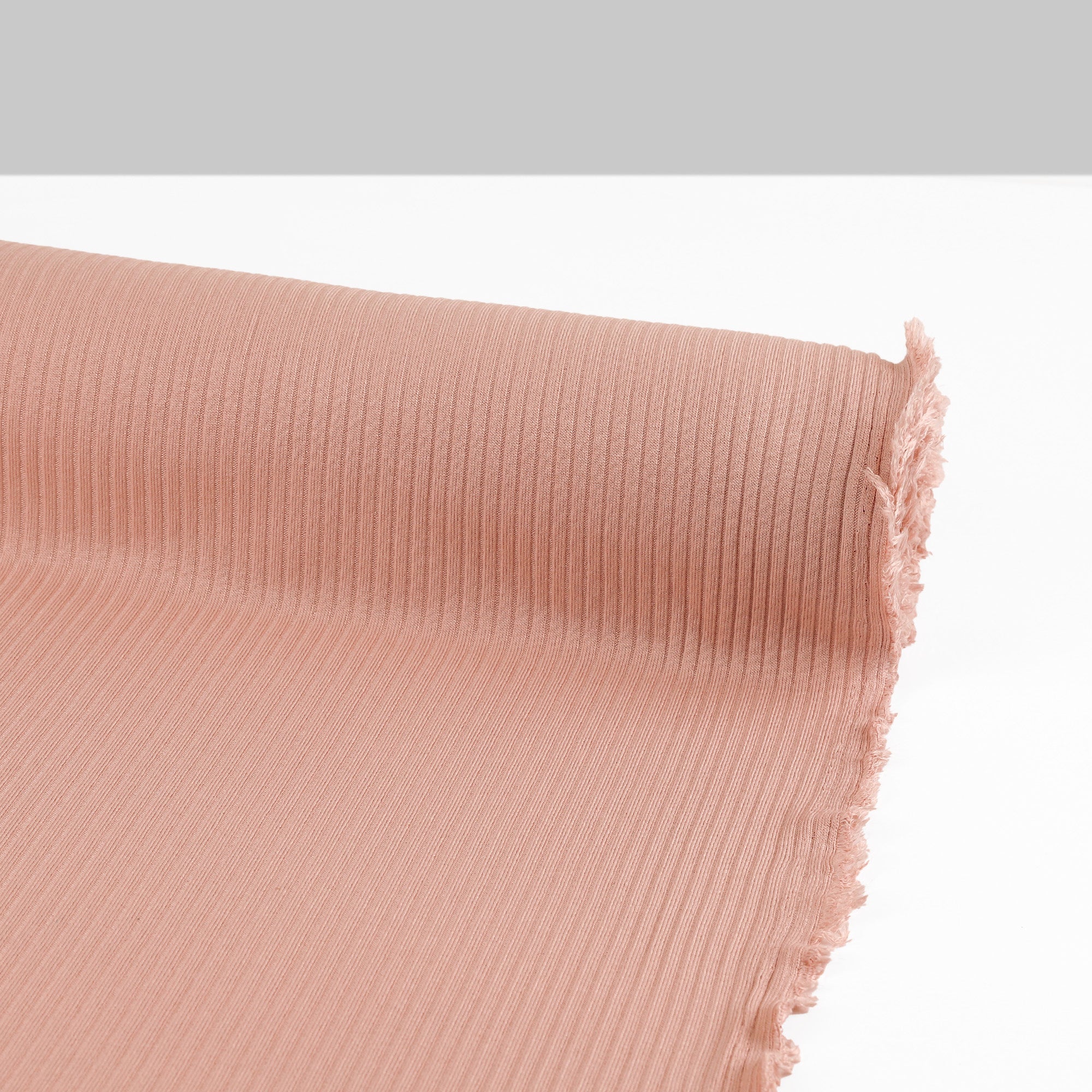 Soft Tencel Stretch Rib - Pink Latte