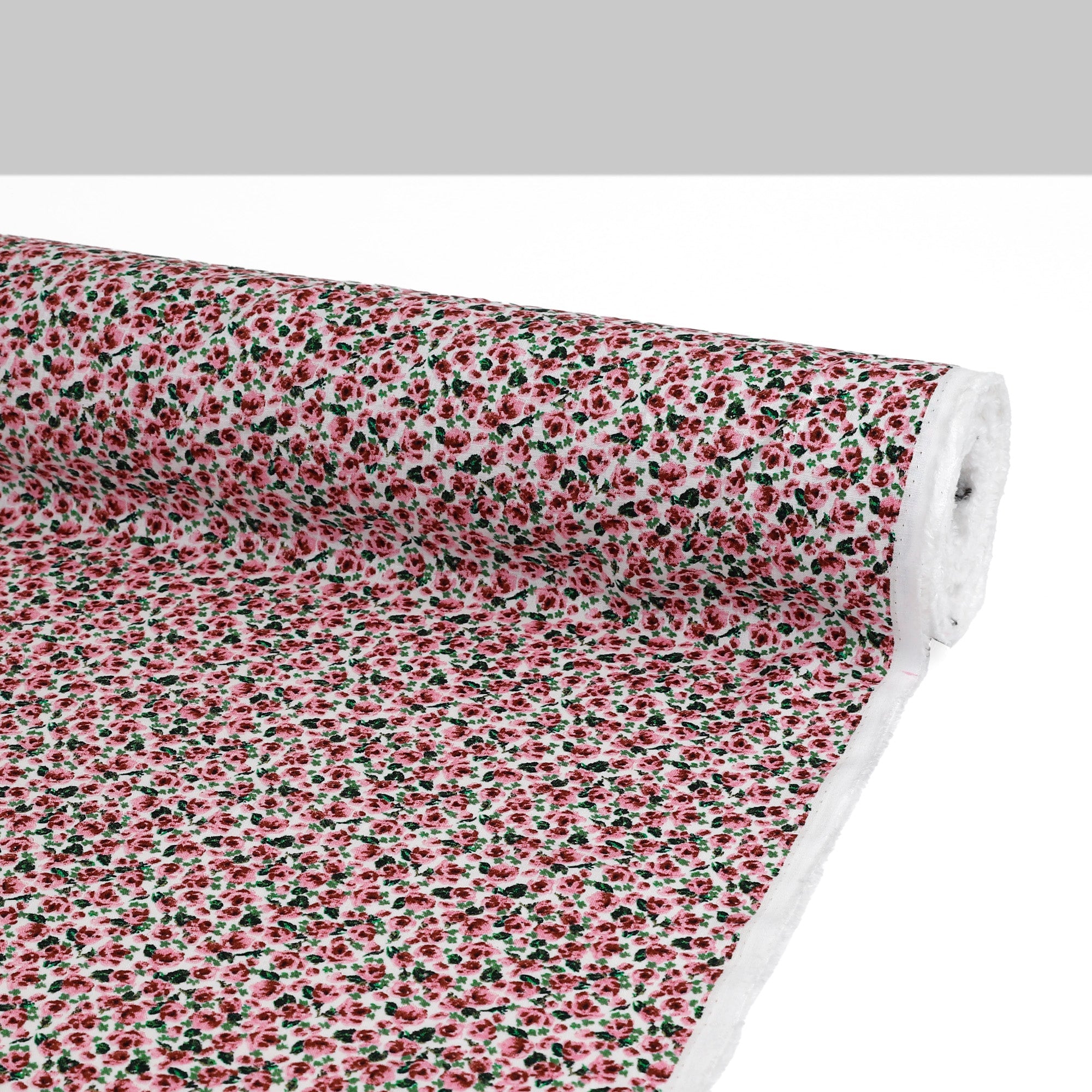 Prairie Floral Stretch Linen/Cotton - Bubblegum
