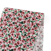 Prairie Floral Stretch Linen/Cotton - Bubblegum