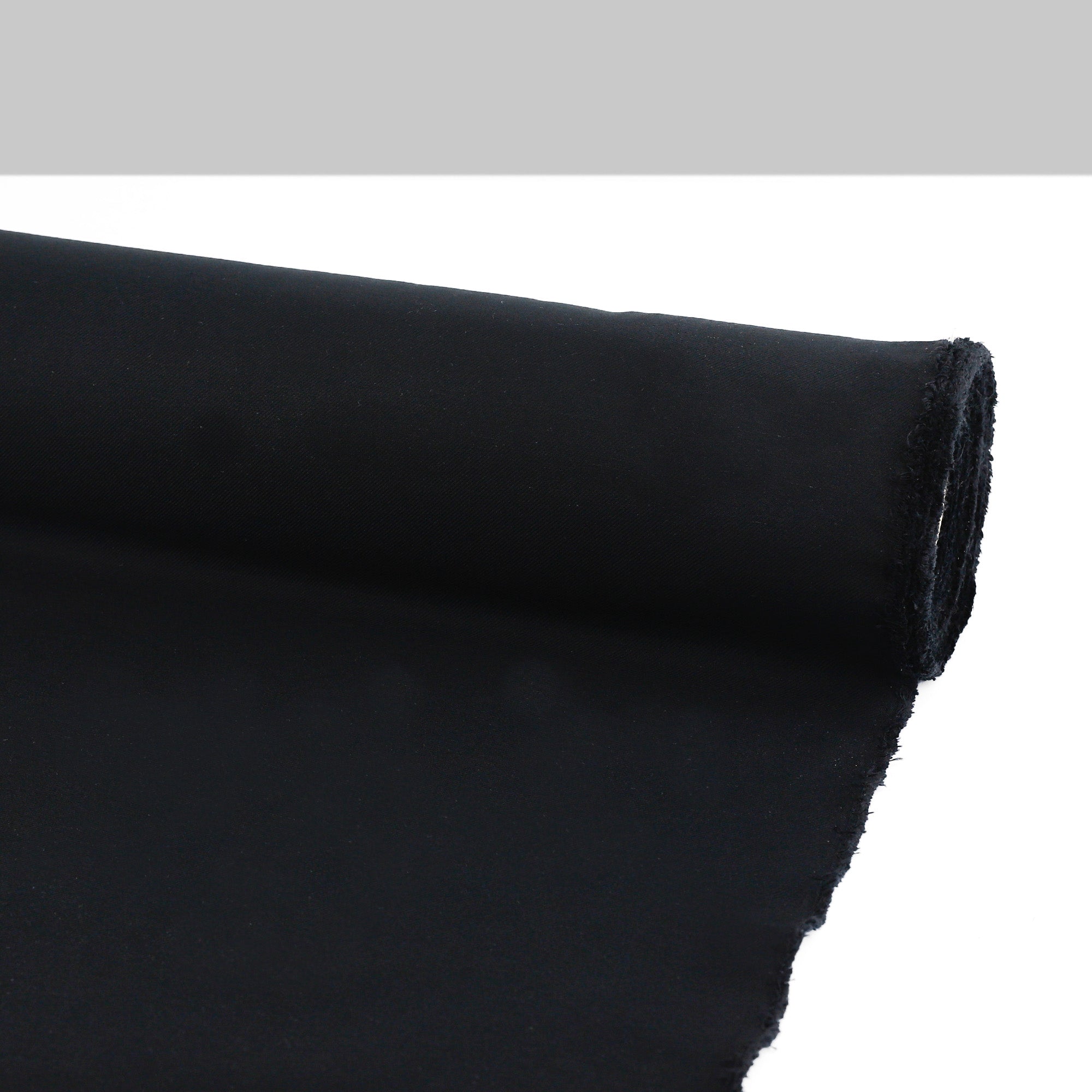 Cotton/Silk Drill - Raven