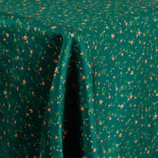 Spring Blooms Silk Satin - Malachite