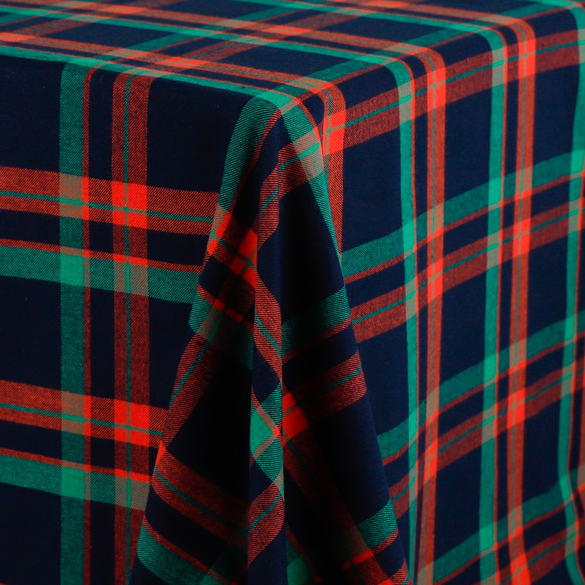 Brushed Cotton Plaid - Black Mix