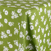 Spring Daisy Linen - Grass