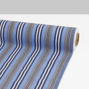 Stripe Cotton Shirting - Sailboat