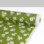 Spring Daisy Linen - Grass