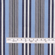 Stripe Cotton Shirting - Sailboat