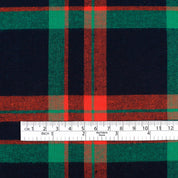 Brushed Cotton Plaid - Black Mix