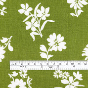 Spring Daisy Linen - Grass