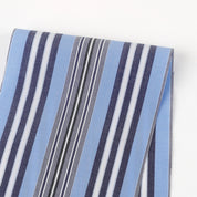 Stripe Cotton Shirting - Sailboat