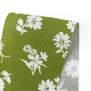 Spring Daisy Linen - Grass