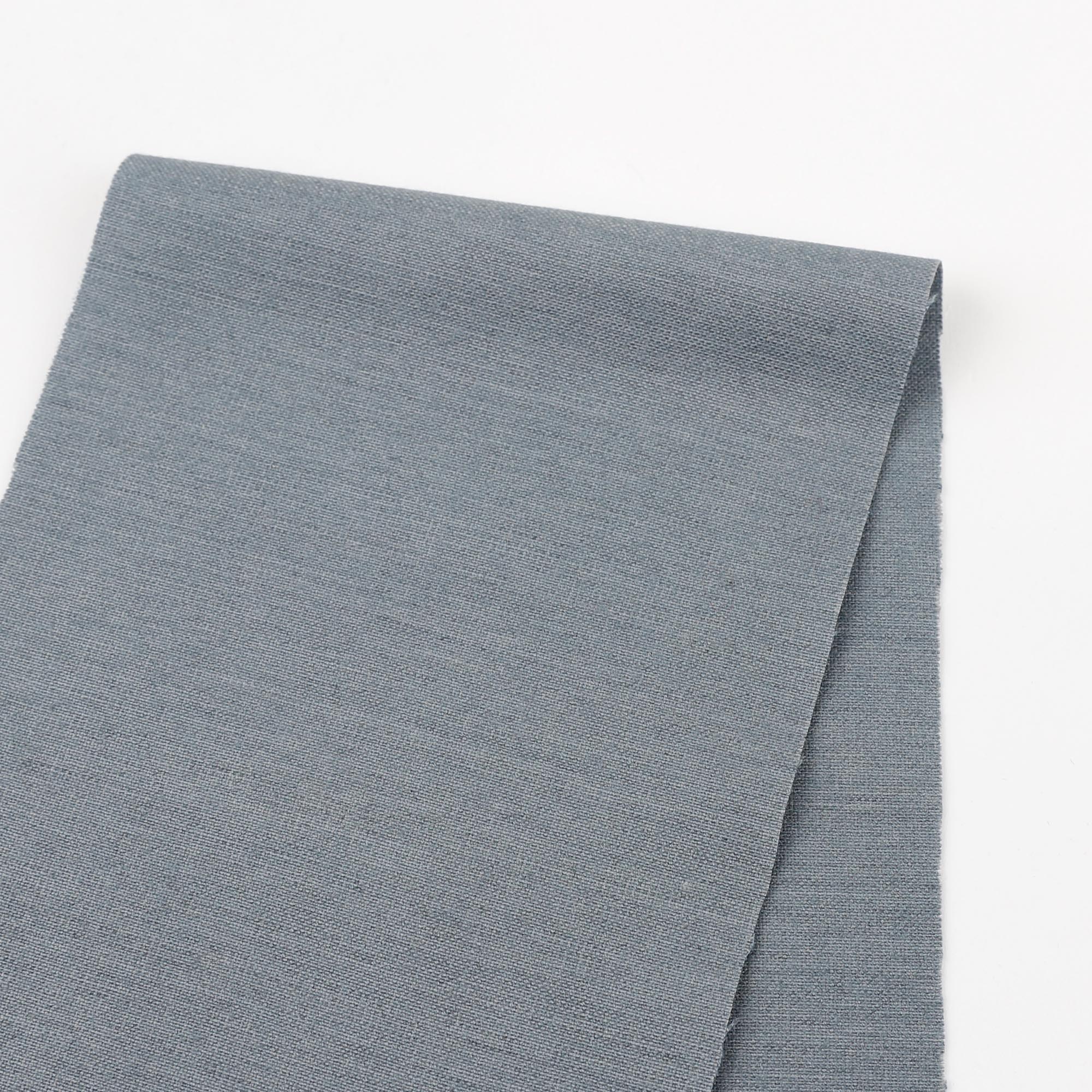 Wool Blend Stretch Suiting - Bluestone