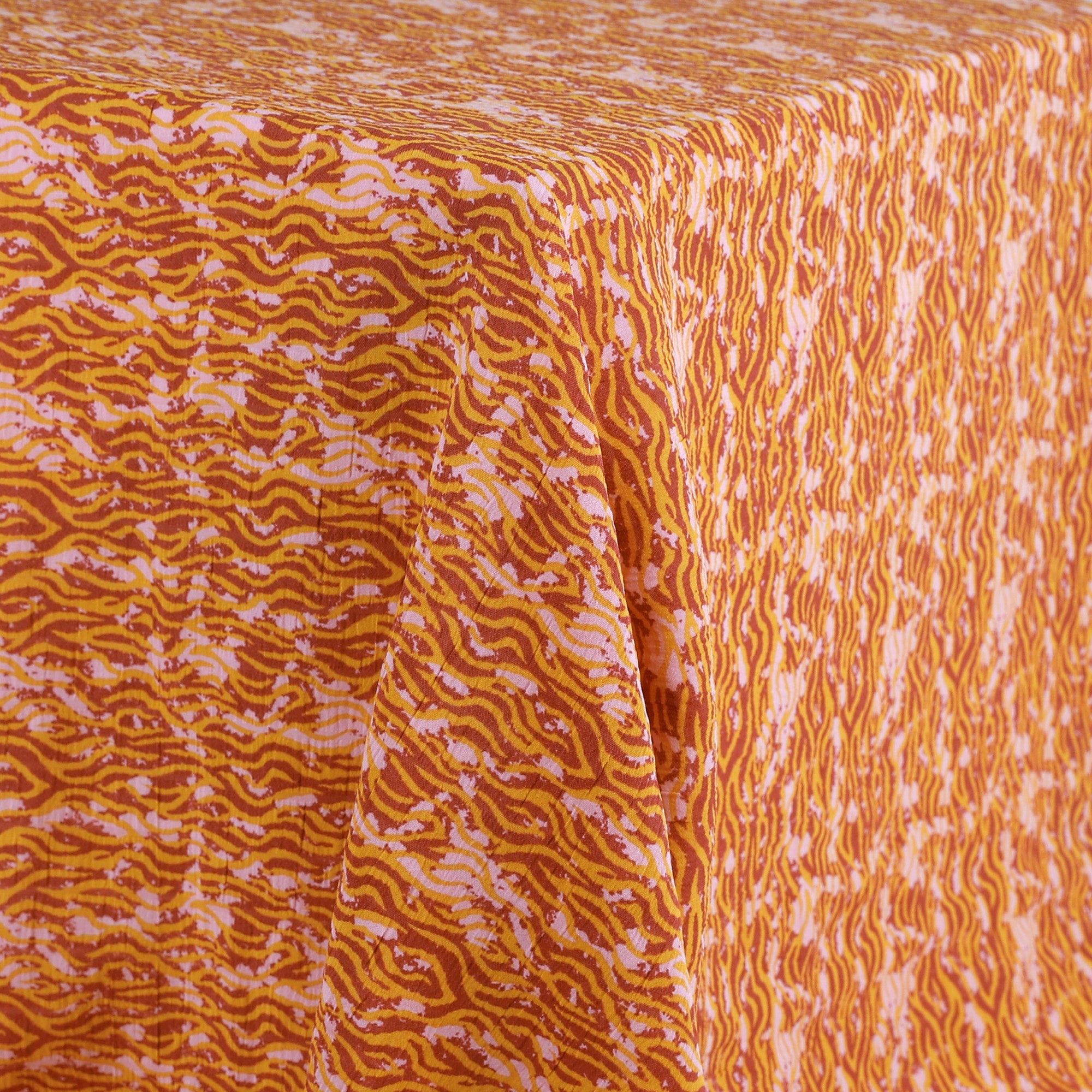 Crinkle Viscose Crepe - Gold Mirage
