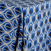 Retro Rayon Challis - Blue Eyes