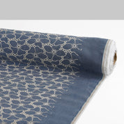 Daisy Broderie Anglaise - Blue Chambray