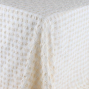 Bold Gingham Seersucker - Vanilla