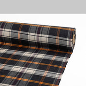 Brushed Cotton Plaid - Grey Mix
