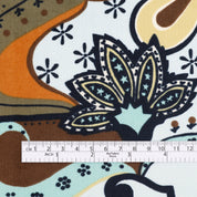 Fine Stretch Corduroy - Paisley Dance